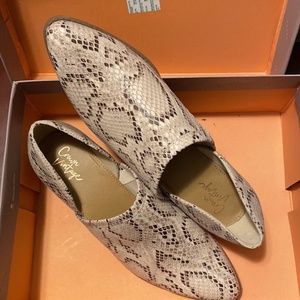 Crown Vintage snakeskin booties